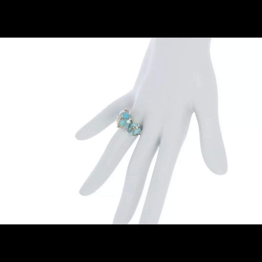 🚫SOLD🚫 IPOLITA STERLING SILVER ROCK CANDY CLUSTER RING - Picture 3 of 5
